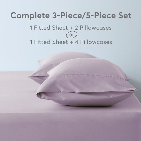 New Sheet Sets - Original Packaging - Purple - Any Size - Picture 1 of 6